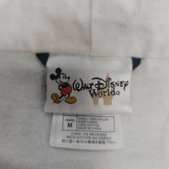 Walt Disney World pull-over lined water resistant hooded jacket - Picture 6 of 7
